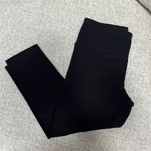 Workshop Republic Clothing Black Capri Leggings